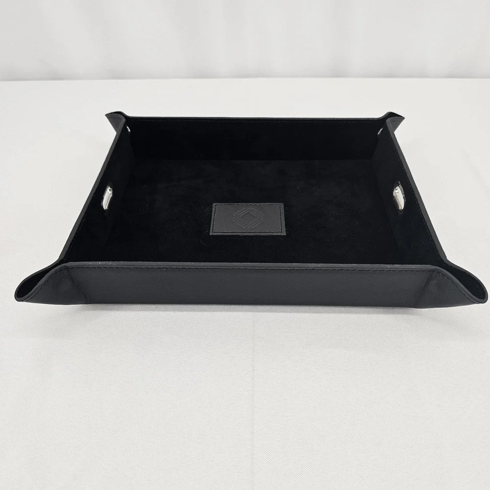 Knot Standard - Leather Vallet Catch All Black Lays Flat For Travel New In Box